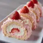 Strawberry Shortcake Cheesecake Rolls Recipe