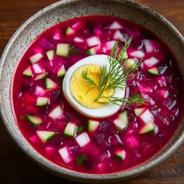 Holodnik - Cold Summer Beet Soup Recipe