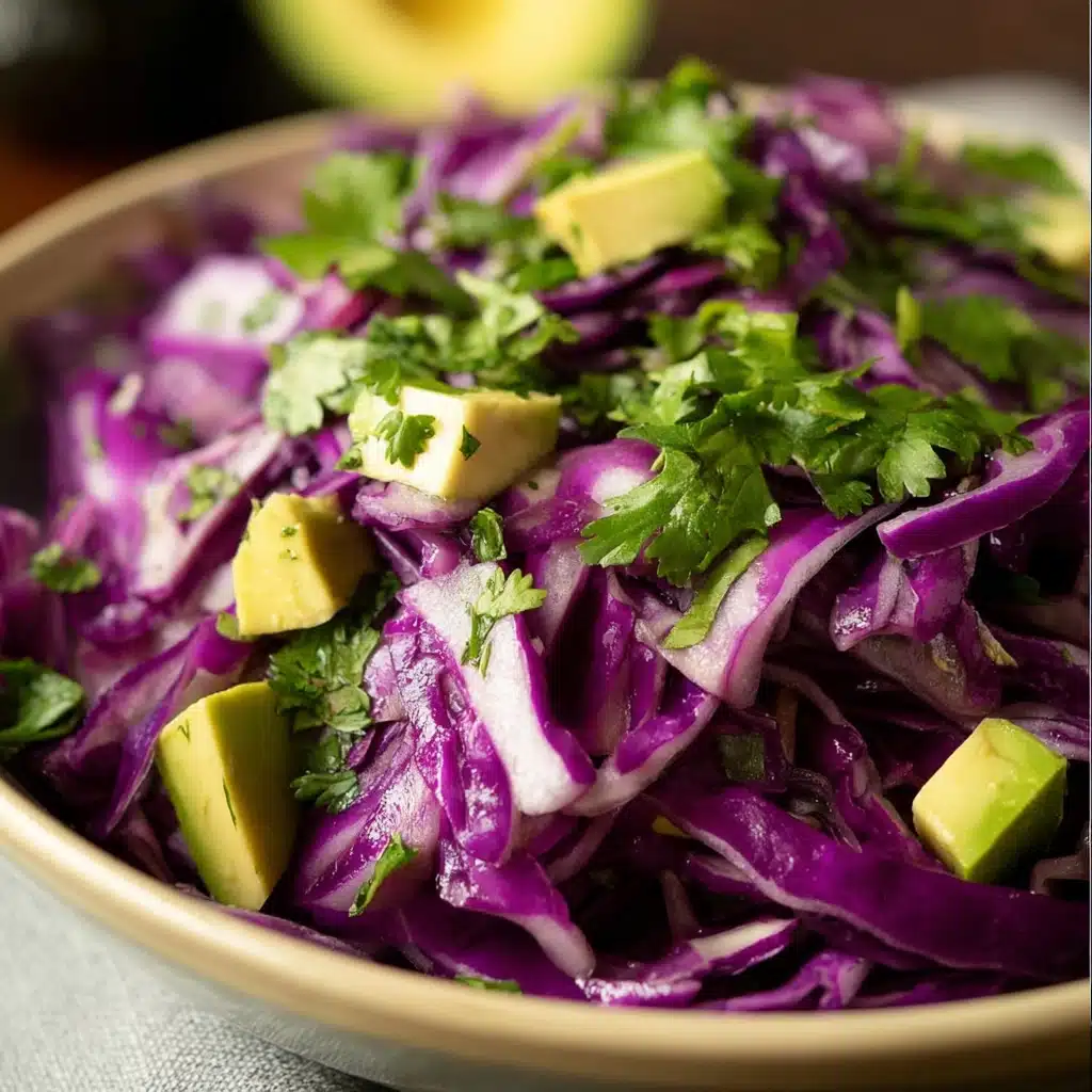 Red Cabbage and Avocado Salad Recipe - Recipe Image
