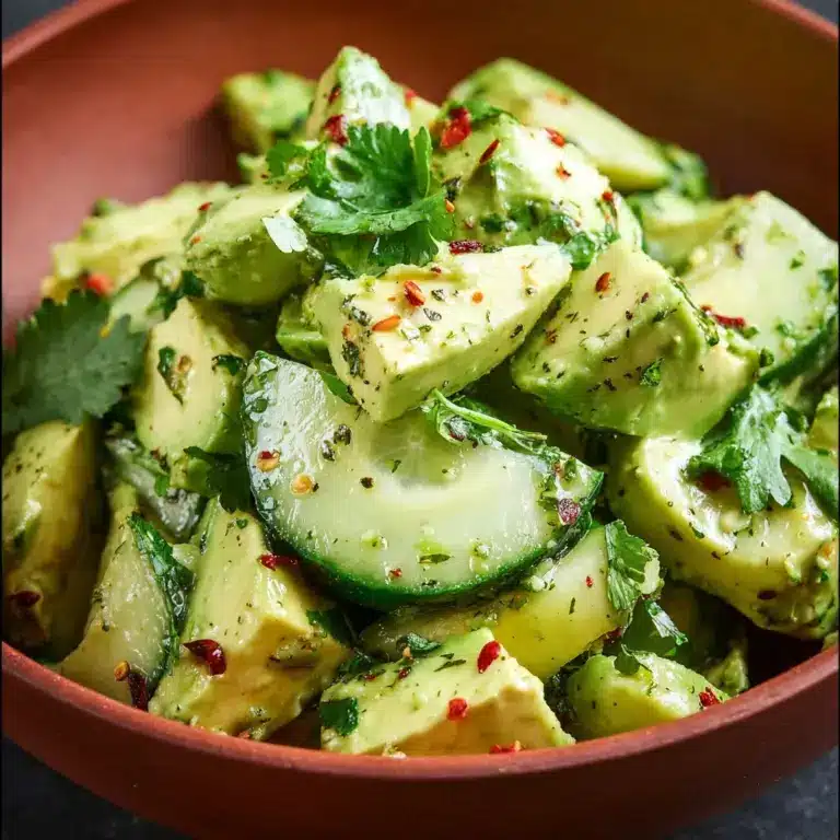 Avocado Cucumber Salad Recipe