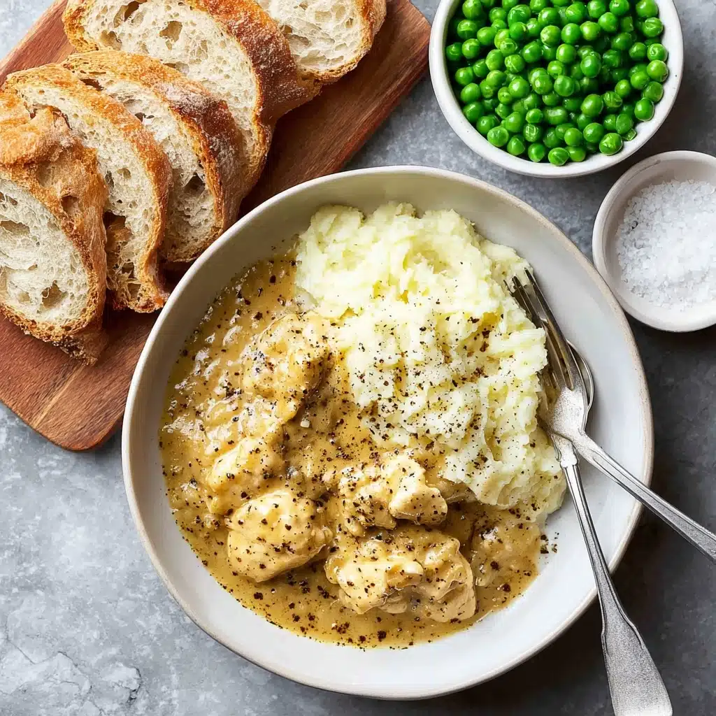Homestyle Chicken and Gravy Recipe - Recipe Image