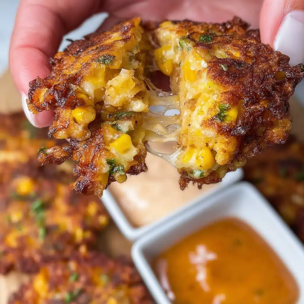 Cheesy Corn Fritters Recipe