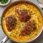 Roasted Red Pepper Skillet Chicken Recipe