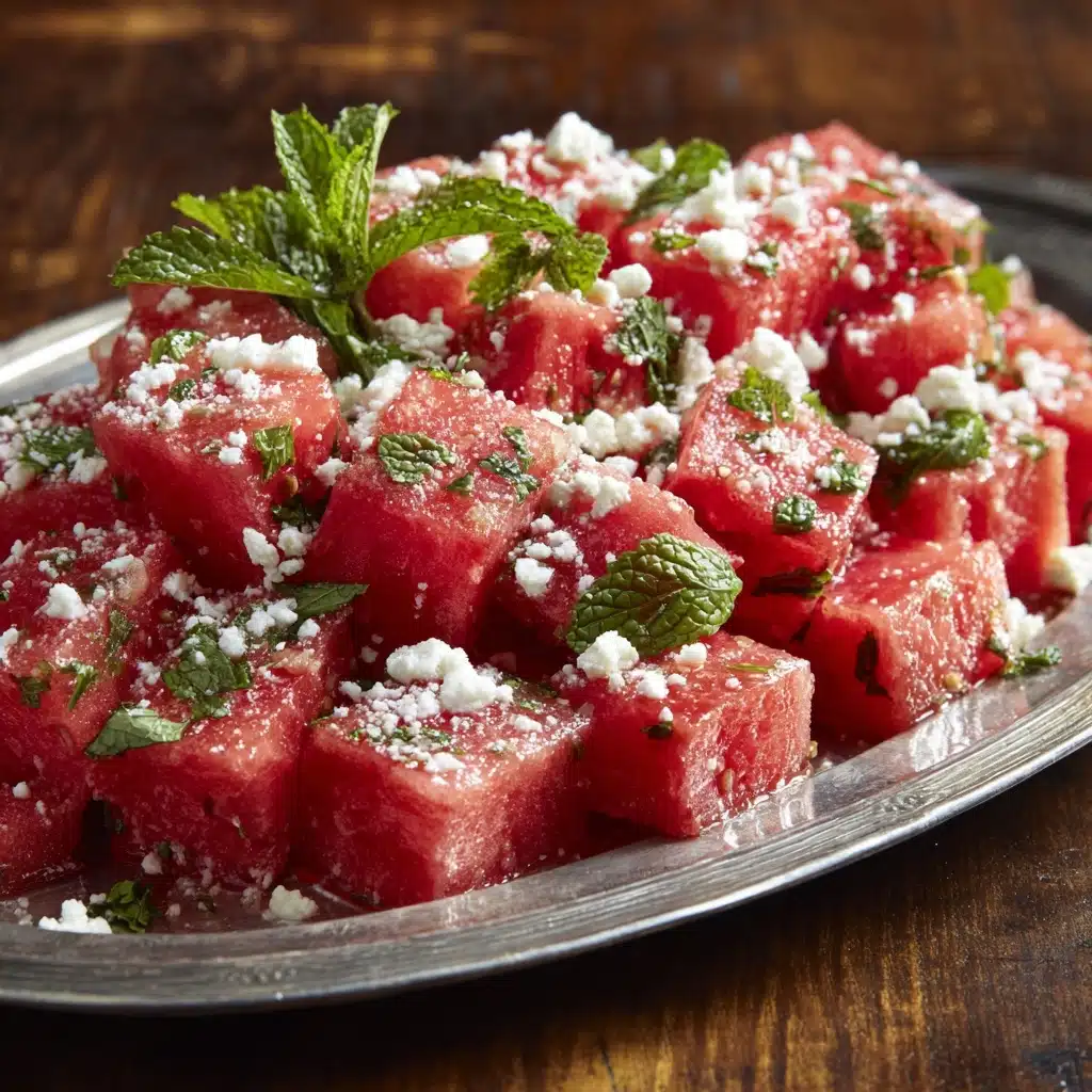 WATERMELON SALAD WITH FETA Recipe