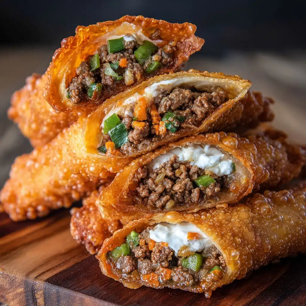 Philly Cheesesteak Egg Rolls Recipe