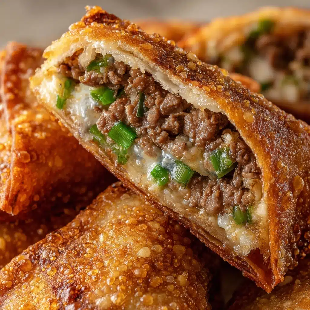 Philly Cheesesteak Egg Rolls Recipe - Recipe Image