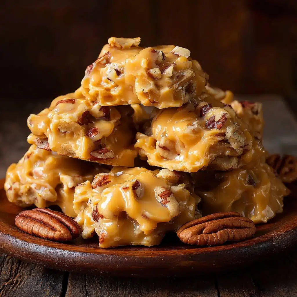 No-Bake Coconut Pecan Praline Cookies Recipe - Recipe Image