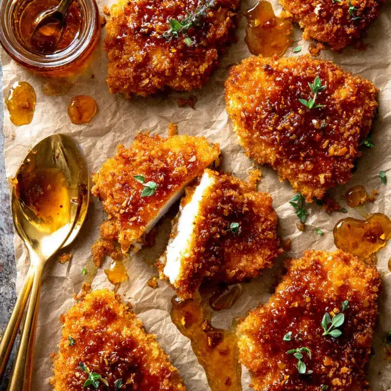 Baked Crunchy Hot Honey Chicken Recipe
