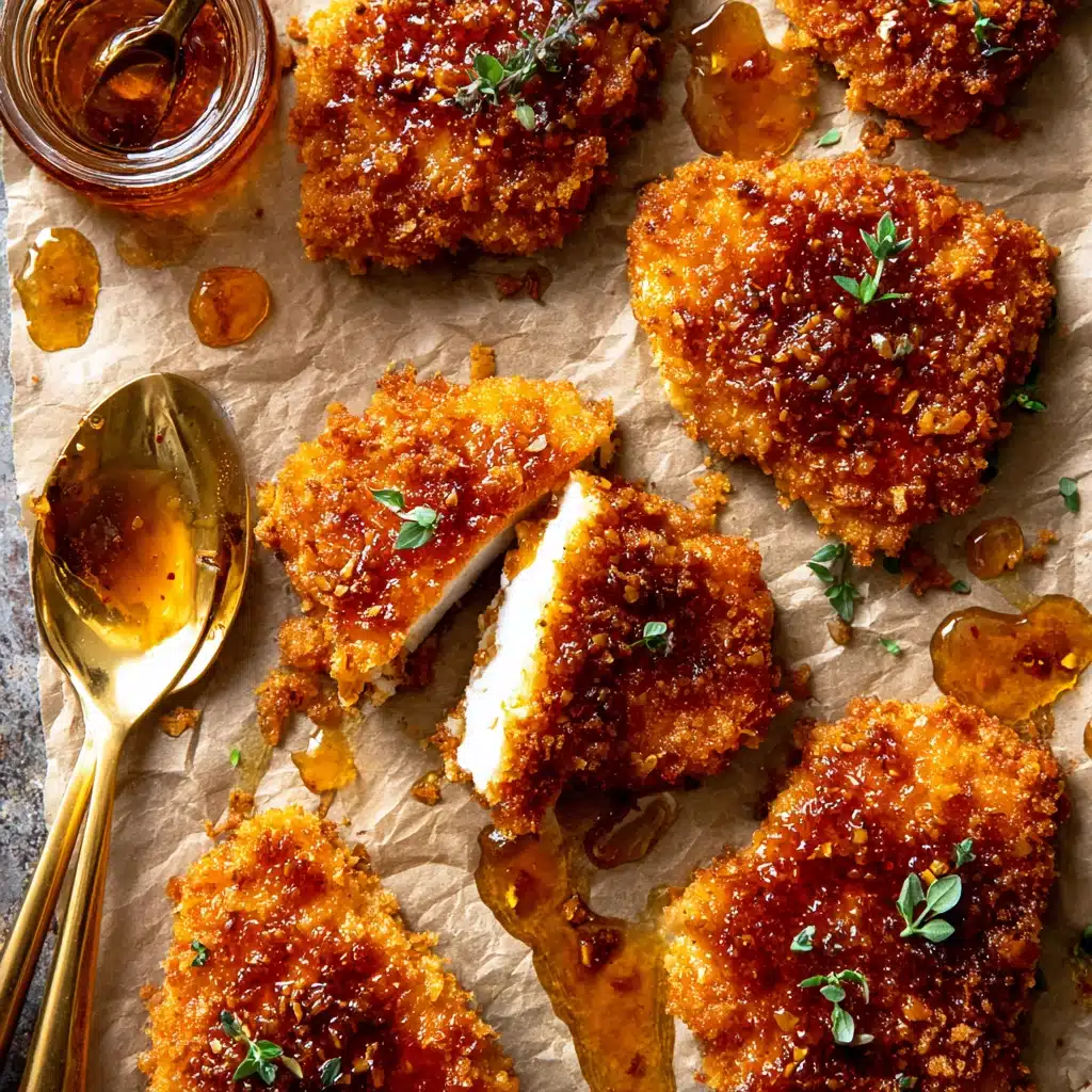 Baked Crunchy Hot Honey Chicken Recipe