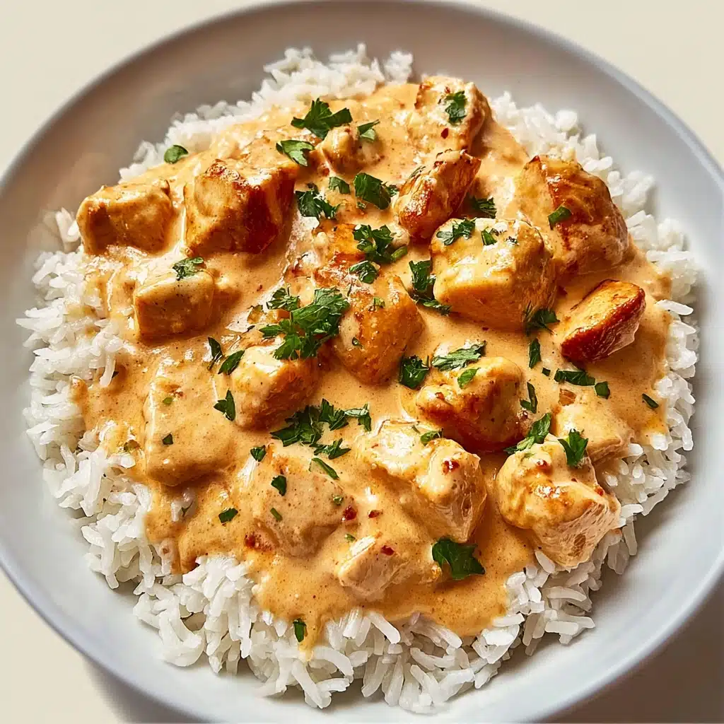 Creamy Smothered Chicken and Rice Recipe - Recipe Image