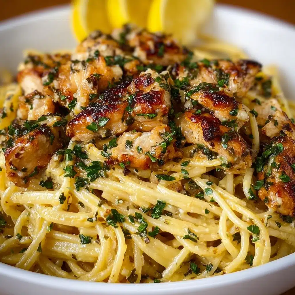 Creamy Chicken Linguine Recipe - Recipe Image