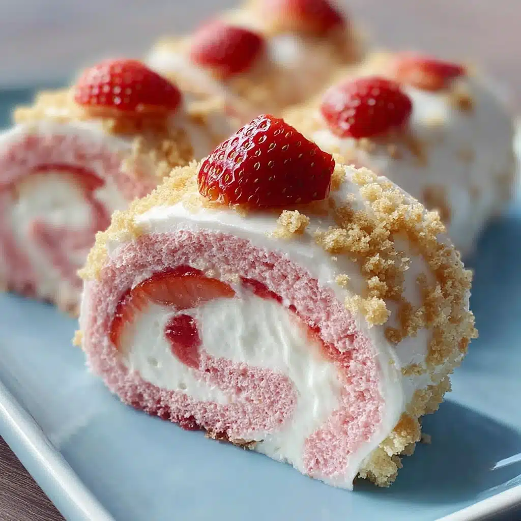 Strawberry Shortcake Cheesecake Rolls Recipe