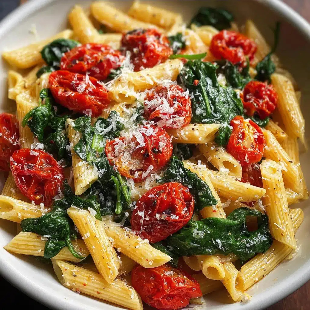 Easy Tomato and Spinach Pasta Recipe