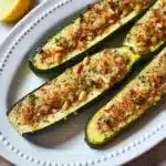 Best Baked Zucchini with Garlic and Lemon Recipe