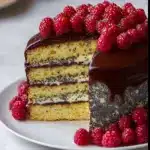 Poppy Seed Sour Cream Cake with Custard Cream Recipe