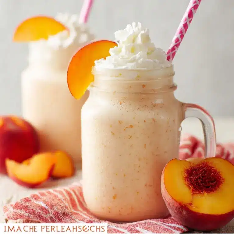 Peaches 'n Cream Milkshake Recipe