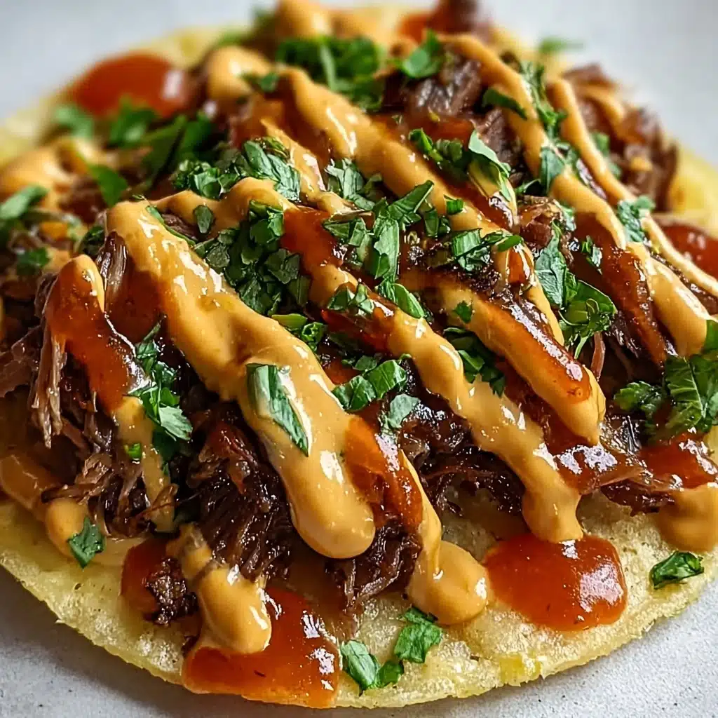 Garlic Butter Honey BBQ Tacos Recipe - Recipe Image