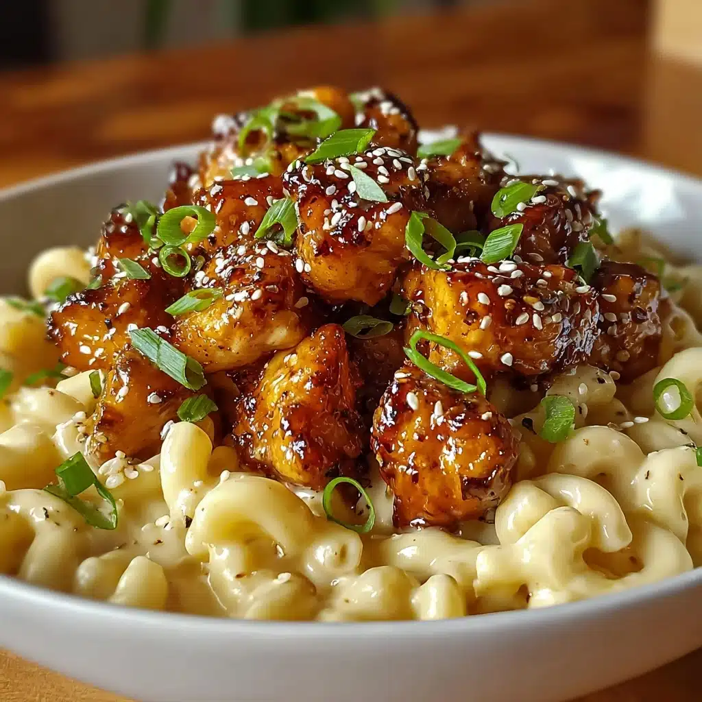 Spicy Honey Pepper Chicken with Mac and Cheese Recipe