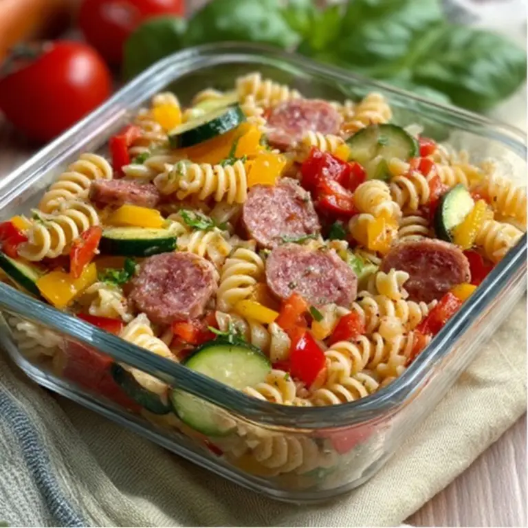 High Protein Italian Pasta Salad Recipe