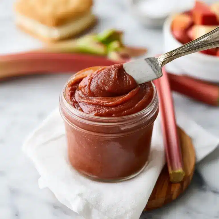 Rhubarb Butter Recipe