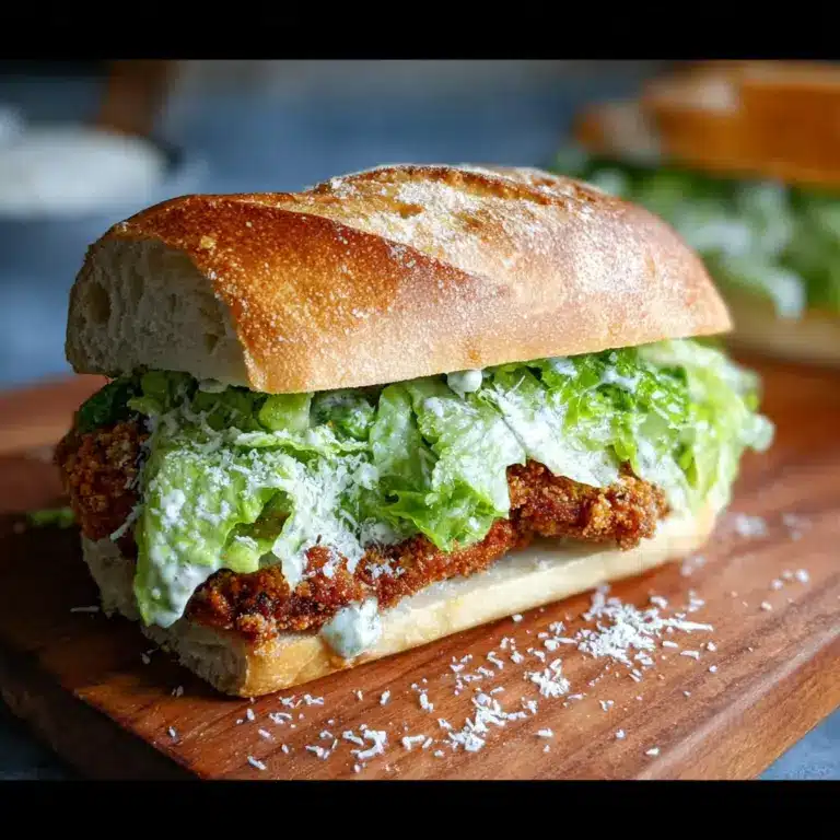 Crispy Chicken Caesar Sandwich Recipe