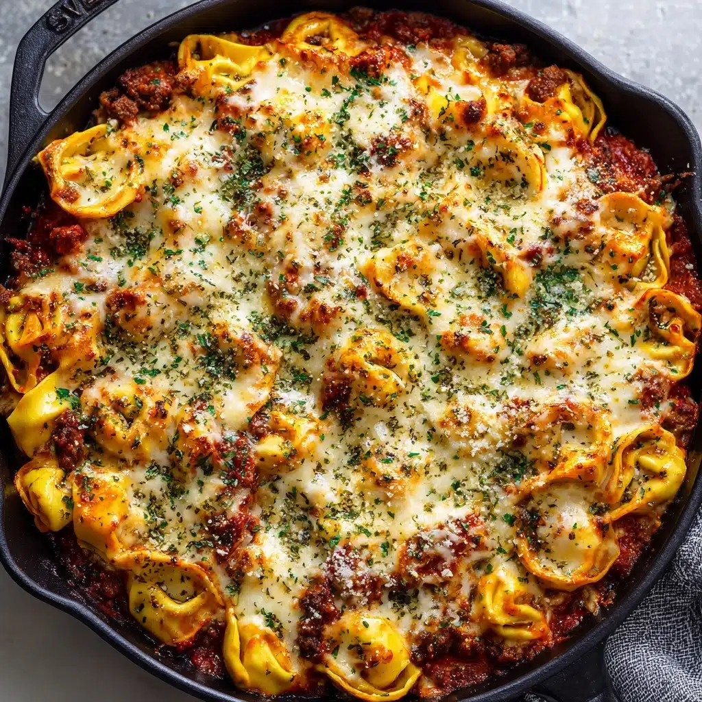 Cheesy Beef Enchilada Tortellini Recipe - Recipe Image