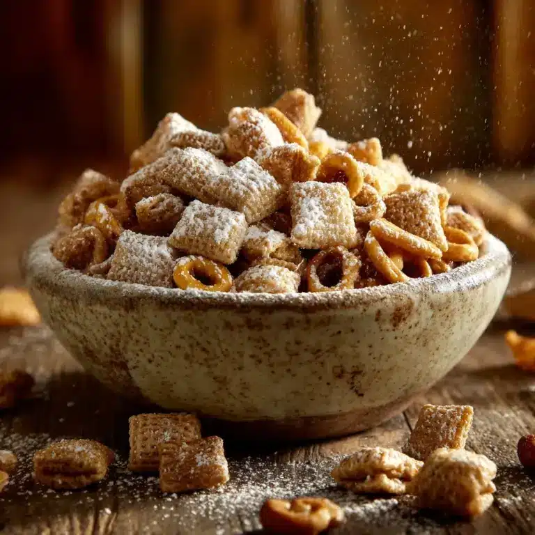 Salted Caramel Muddy Buddies Recipe
