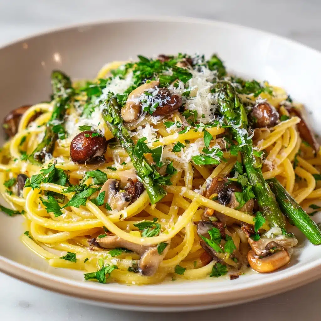 Roasted Asparagus Carbonara Recipe - Recipe Image
