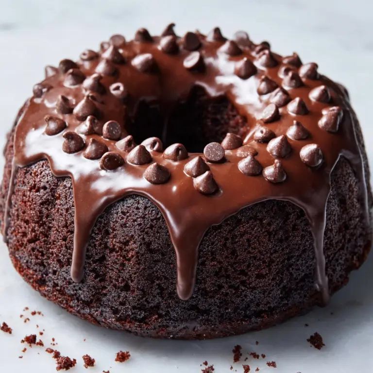 Chocolate Pound Cake III Recipe