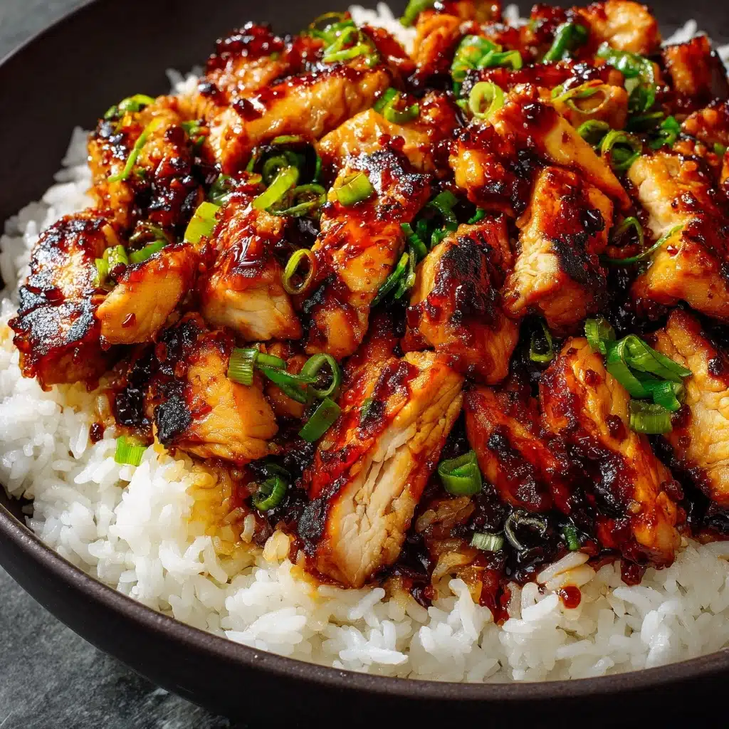 Honey BBQ Chicken Rice Recipe