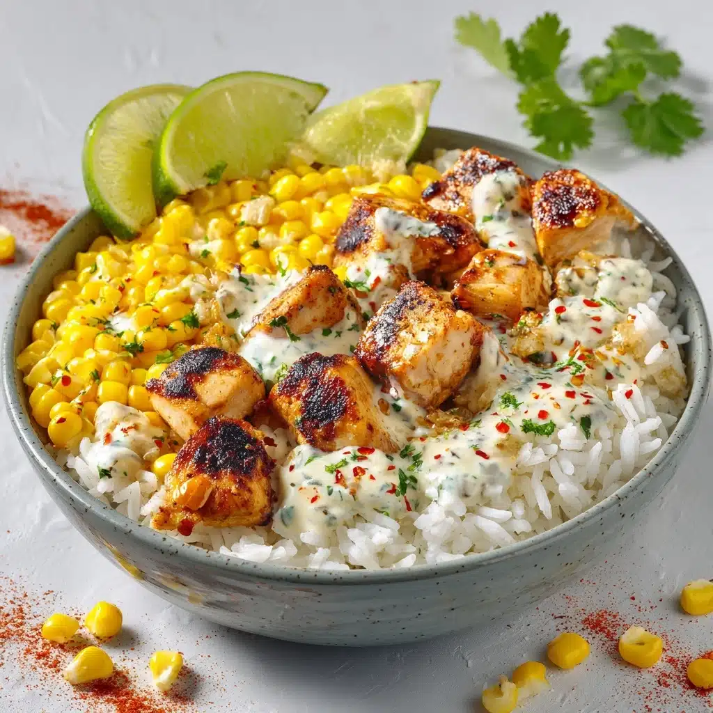 Street Corn Chicken Rice Bowl Recipe