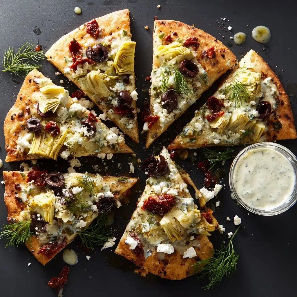 Chicken Tzatziki Pizza Recipe - Recipe Image