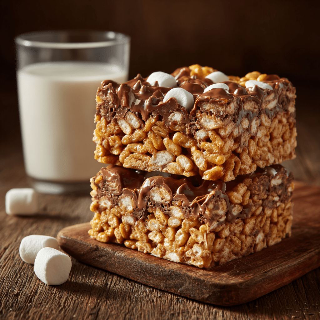 Golden Grahams S'Mores Bars Recipe - Recipe Image
