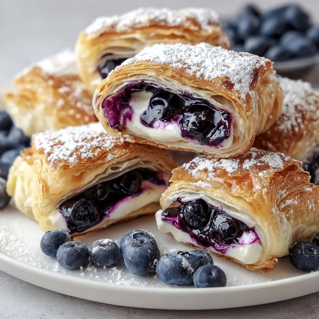 Blueberry Cream Cheese Puff Pastry Recipe