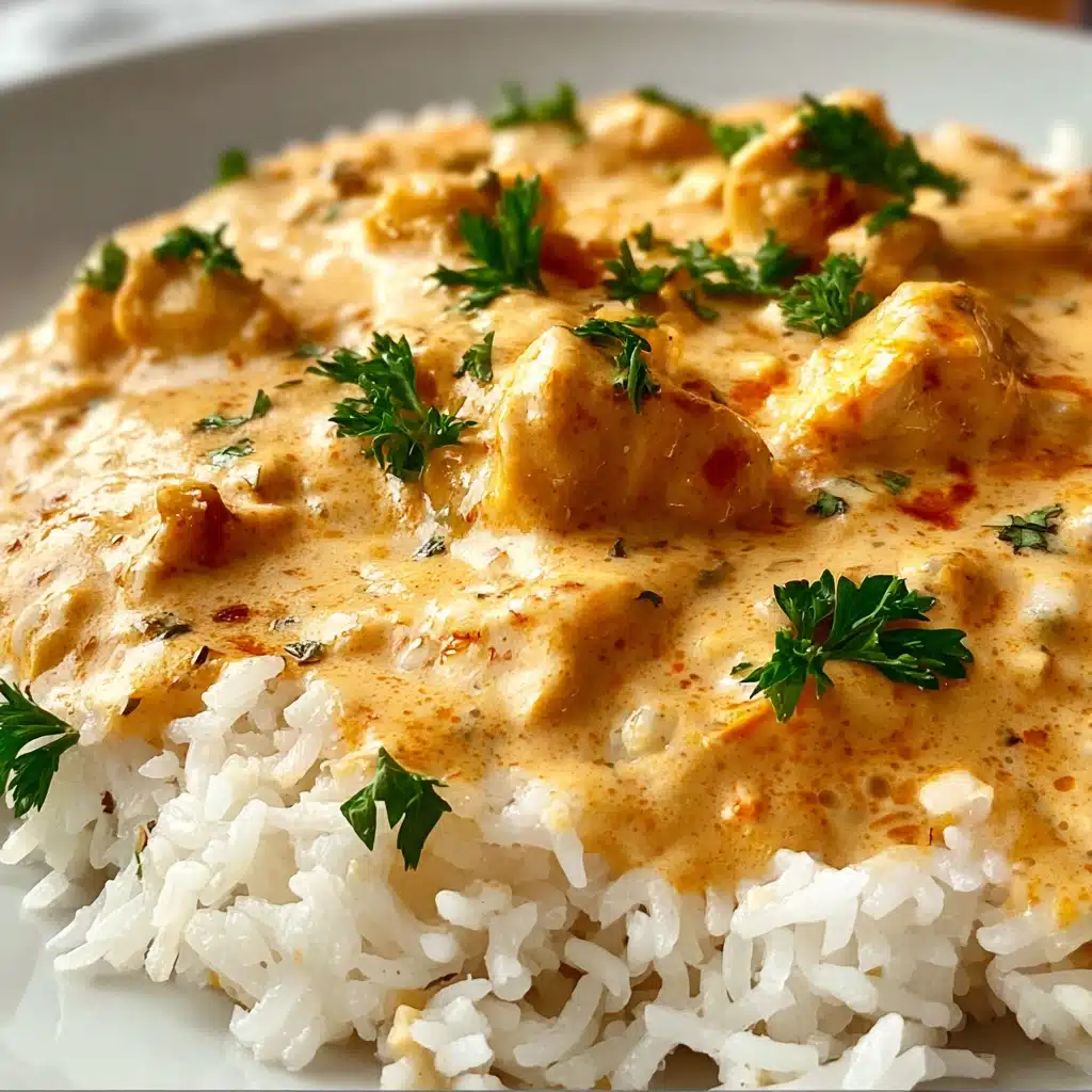 Creamy Smothered Chicken and Rice Recipe