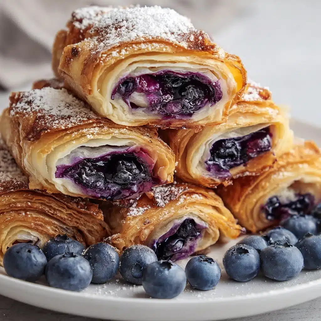 Blueberry Cream Cheese Puff Pastry Recipe