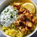 Easy Chicken Tzatziki Rice Bake Recipe