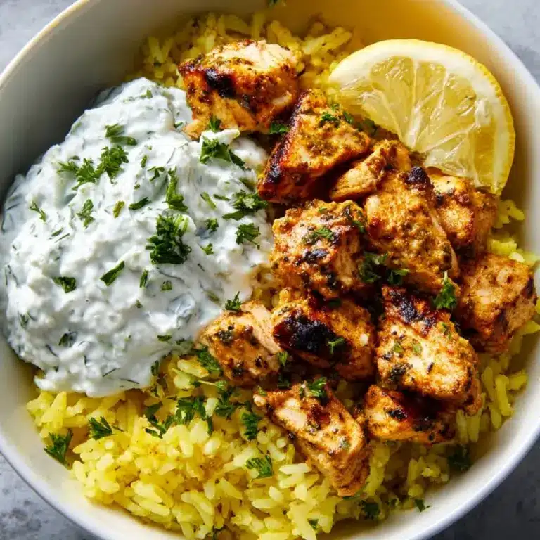 Easy Chicken Tzatziki Rice Bake Recipe