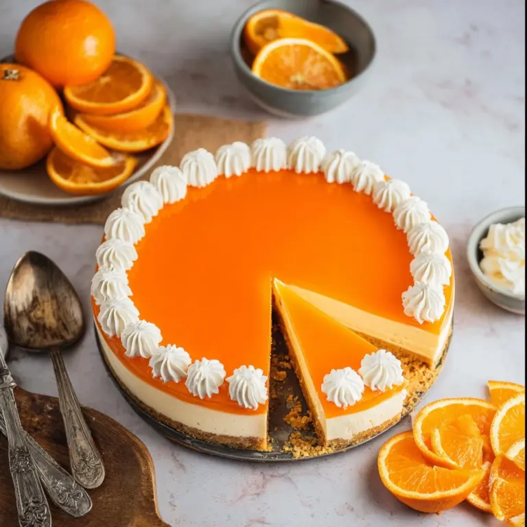 Orange Creamsicle Cheesecake Recipe