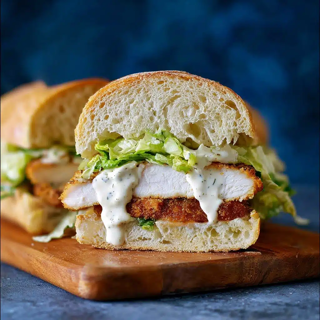 Crispy Chicken Caesar Sandwich Recipe