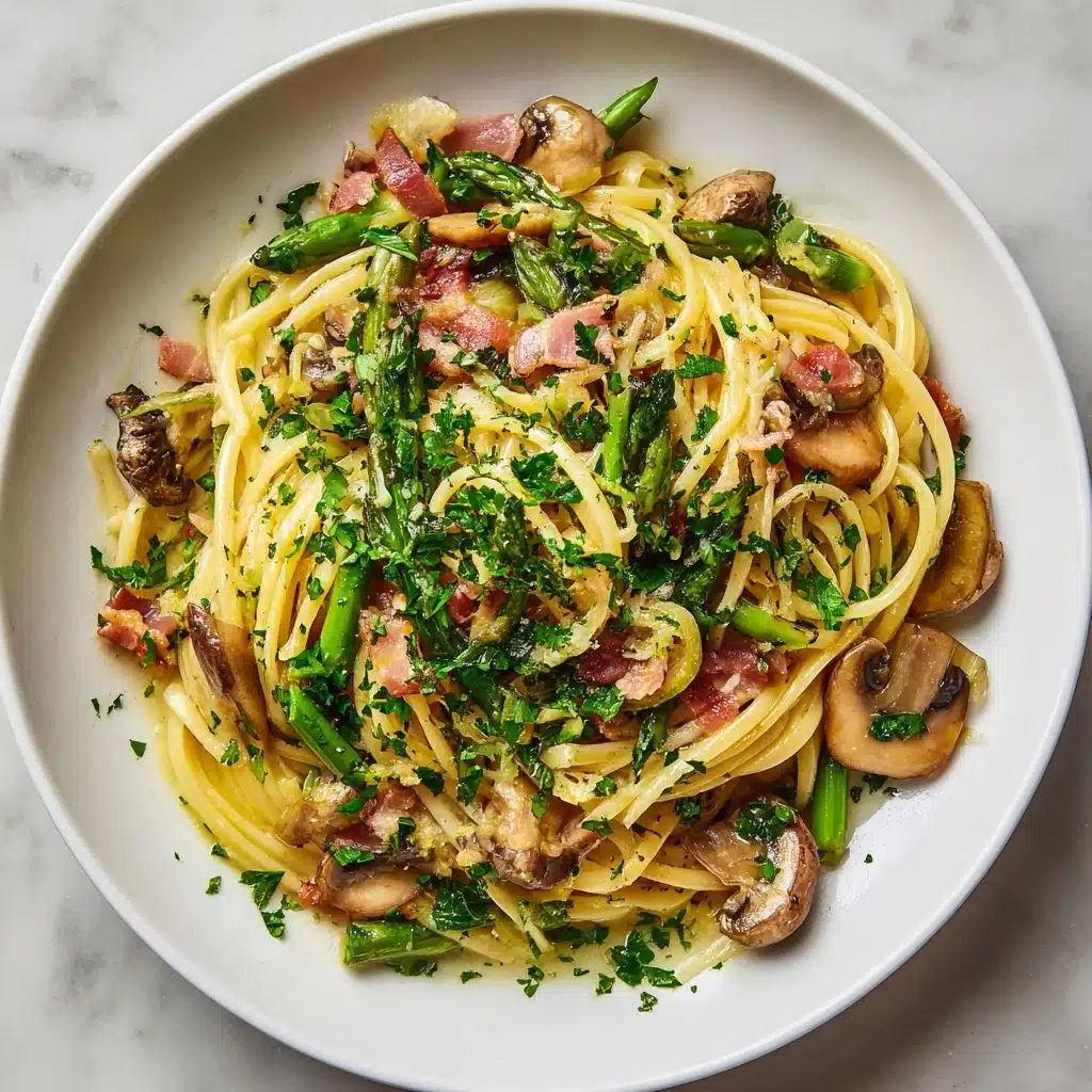 Roasted Asparagus Carbonara Recipe