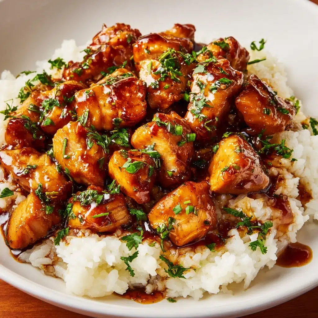 Honey BBQ Chicken Rice Recipe - Recipe Image
