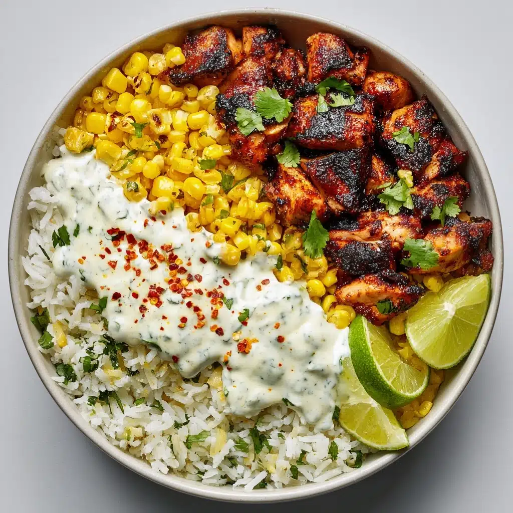 Street Corn Chicken Rice Bowl Recipe - Recipe Image