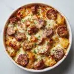 Cheesy Ranch Potatoes and Smoked Sausage Recipe