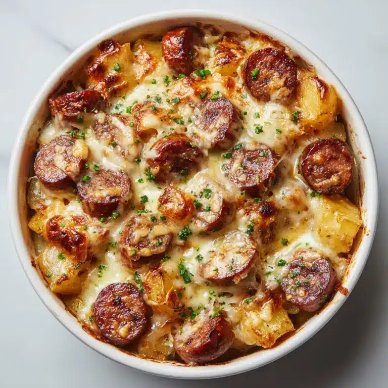 Cheesy Ranch Potatoes and Smoked Sausage Recipe