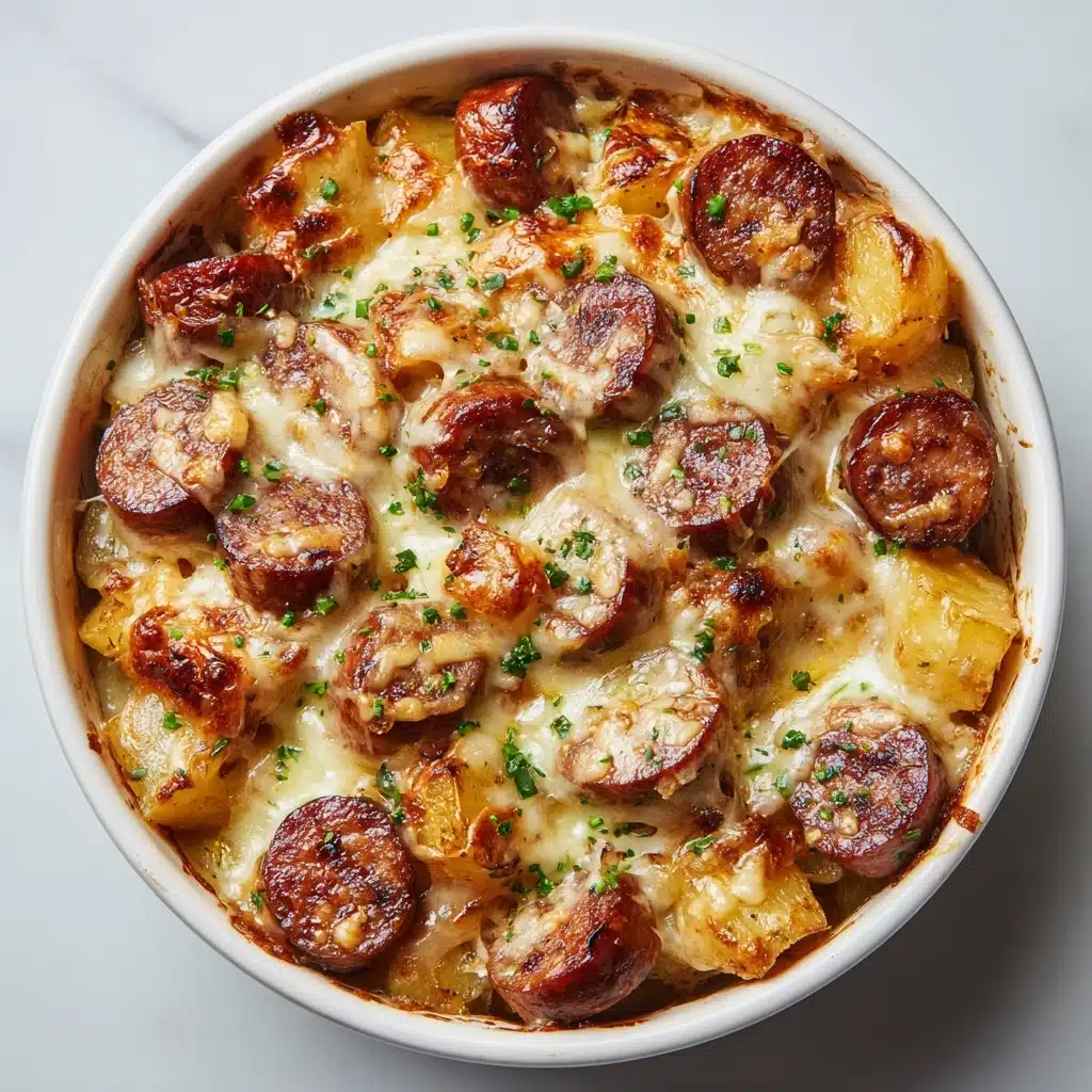 Cheesy Ranch Potatoes and Smoked Sausage Recipe - Recipe Image