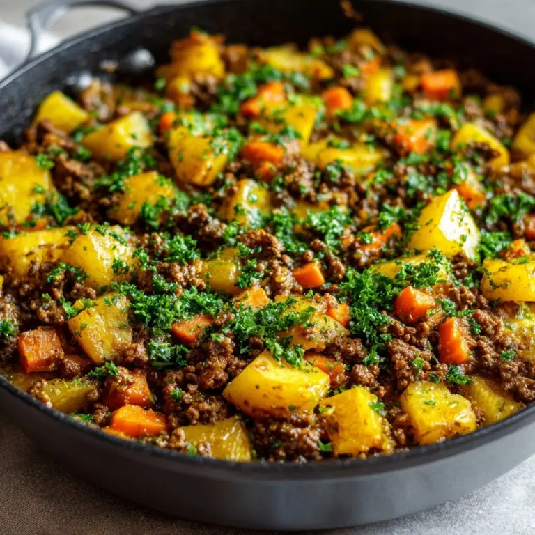 Ground Beef and Potatoes Recipe