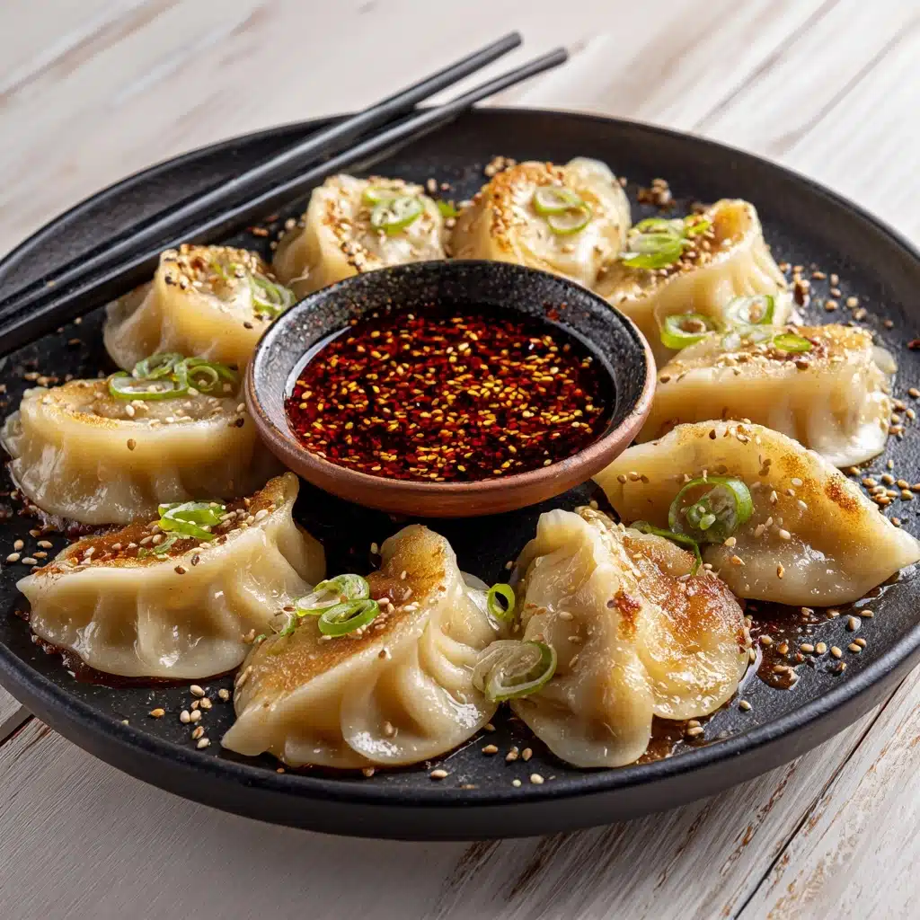 Chicken Potstickers (Pan Fried Dumplings) Recipe - Recipe Image
