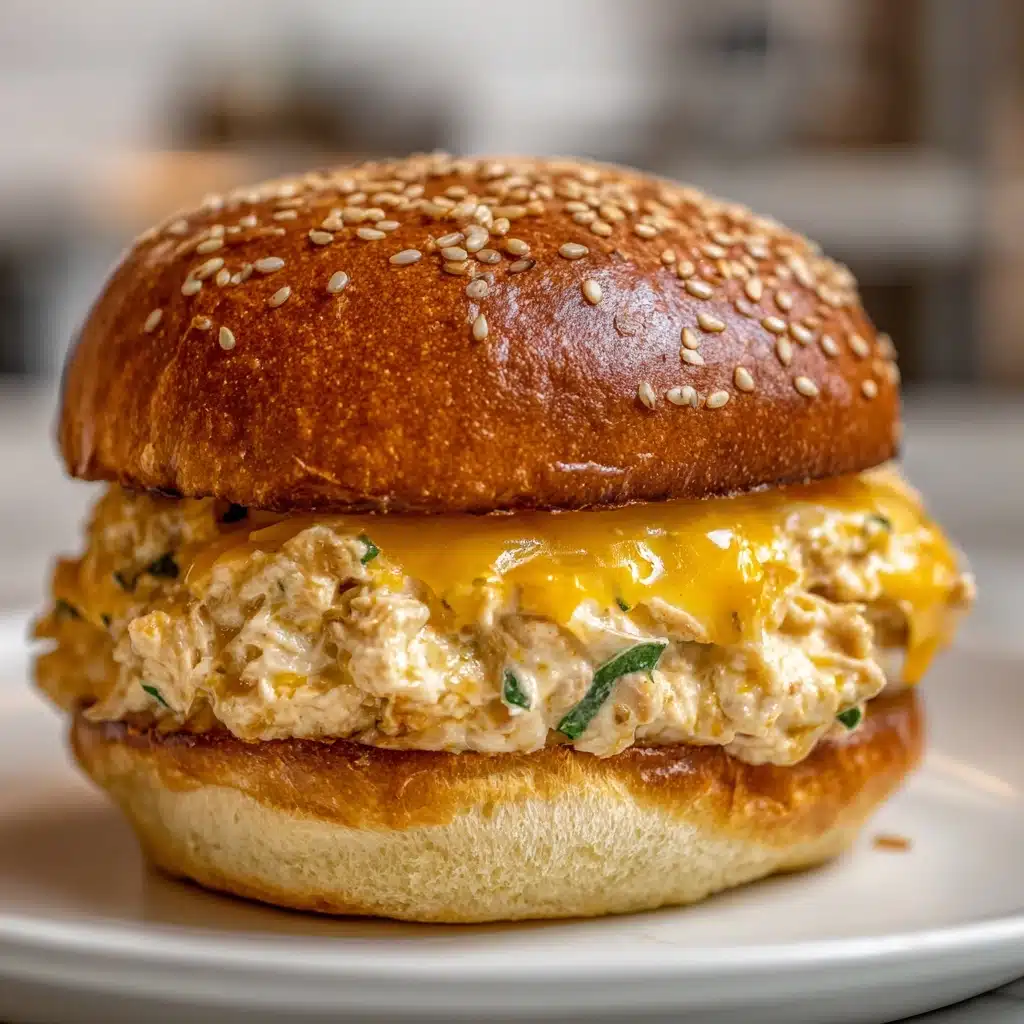 Chicken Alfredo Sloppy Joes Recipe - Recipe Image