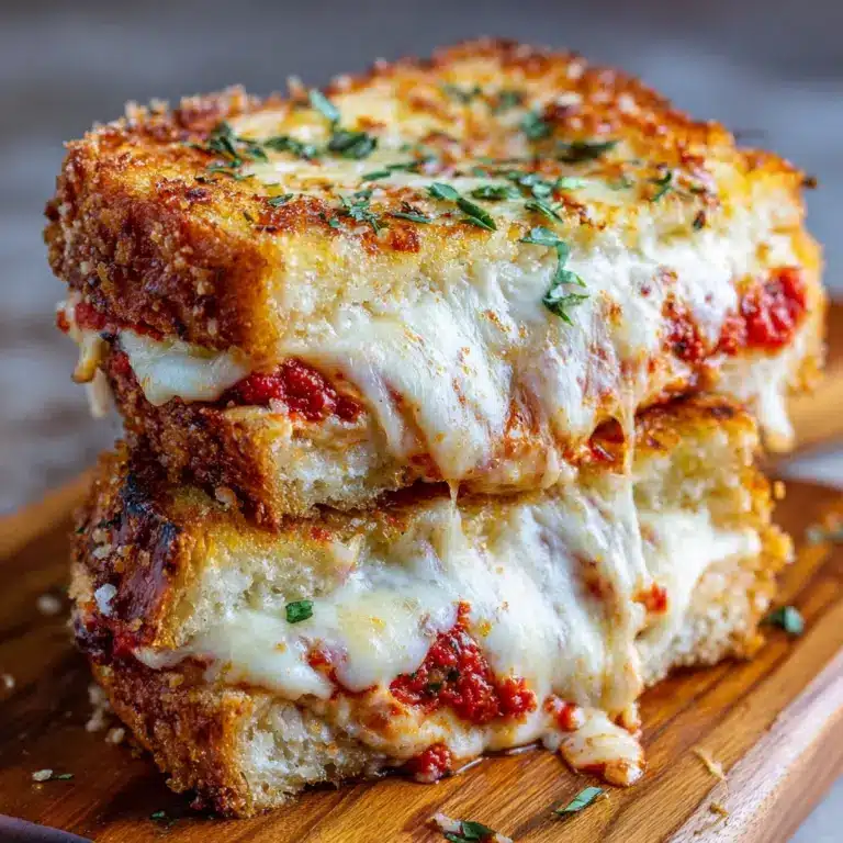Lazy Chicken Parmesan Grilled Cheese Recipe
